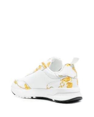 Versace Jeans Couture バロック柄 ローカットスニーカー - White - サムネイル3