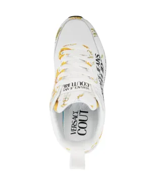 Versace Jeans Couture バロック柄 ローカットスニーカー - White - サムネイル4