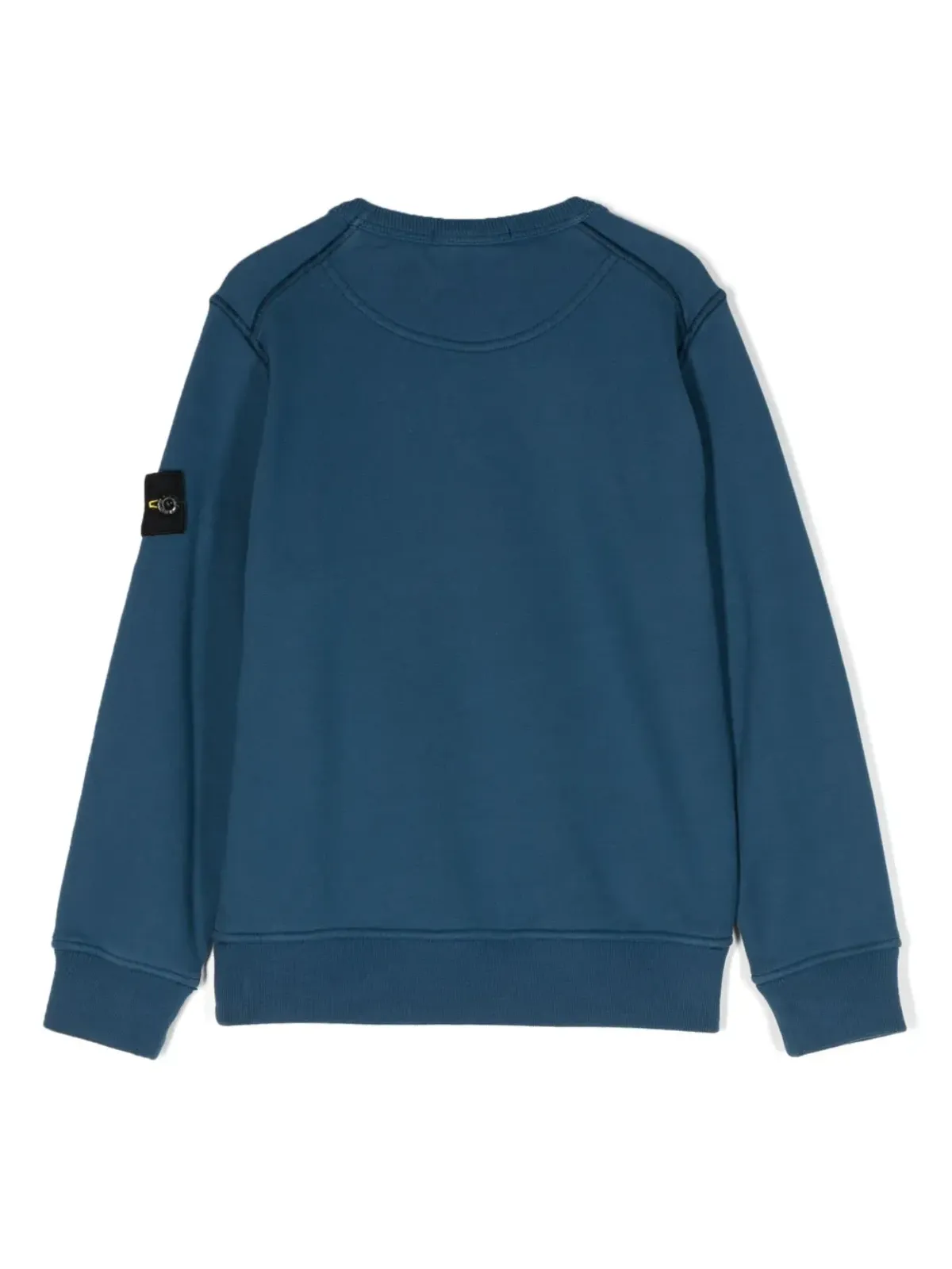 Stone Island Junior Compassバッジ コットン スウェットシャツ ブルー - 画像2