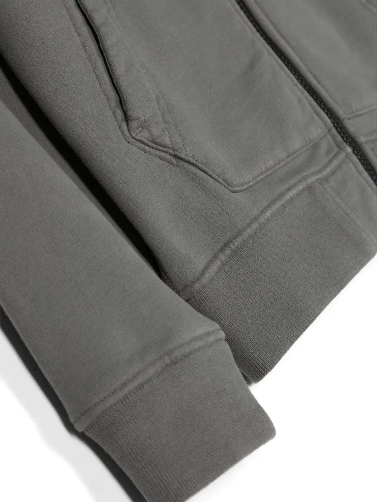 Stone Island Junior コンパスバッジ ジップアップ パーカー - Grey - 画像3