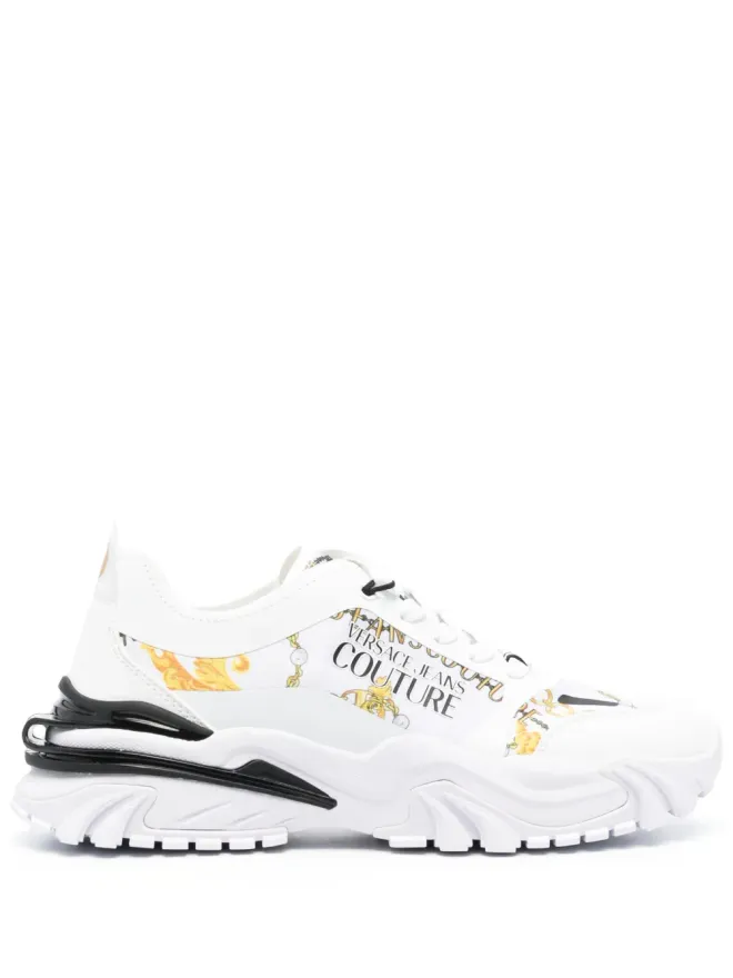 Versace Jeans Couture Versace Jeans Couture Baroccoflageプリント ロー・トップスニーカーの商品画像