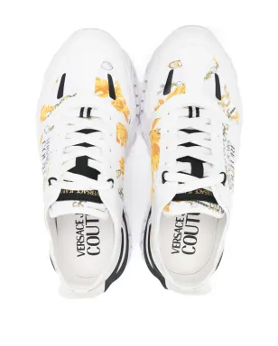 Versace Jeans Couture Baroccoflageプリント ロー・トップスニーカー - サムネイル4