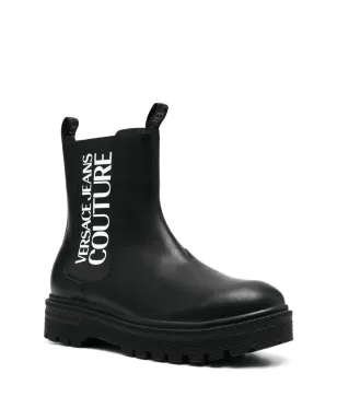 Versace Jeans Couture レザー チェルシー ブーツ ブラック - サムネイル2