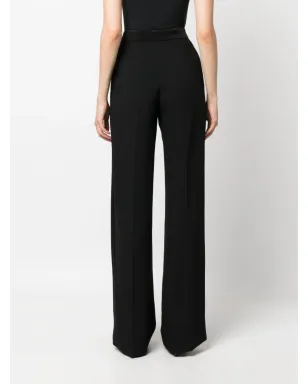 Alberta Ferretti テーラードカット ワイドレッグパンツ - ブラック - サムネイル4