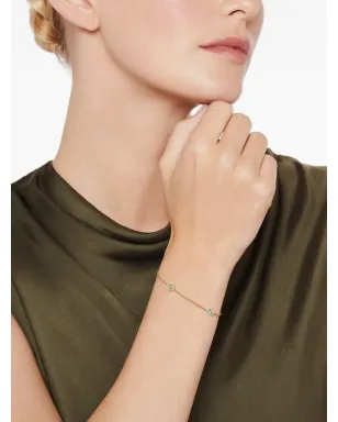 Kiki McDonough 18ct Yellow Grace Gold Green Amethyst and Diamond Bracelet - サムネイル2