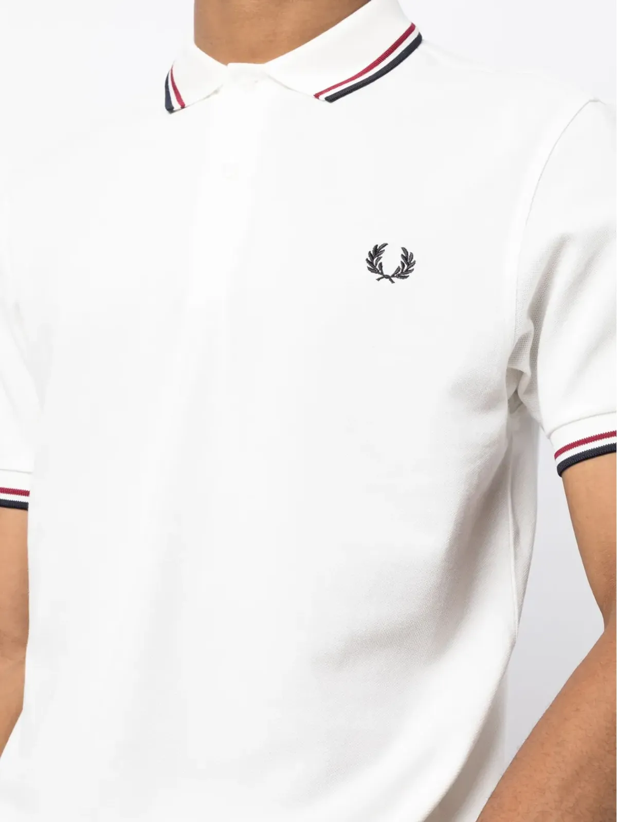 Fred Perry コントラストトリム コットン ポロシャツ - 画像5
