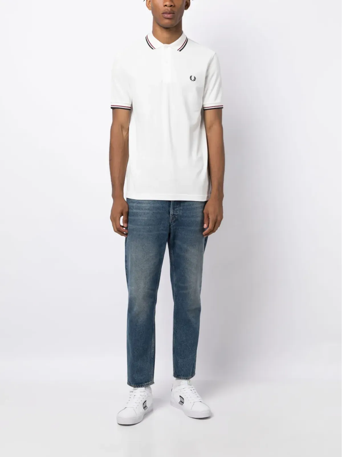 Fred Perry コントラストトリム コットン ポロシャツ - 画像2