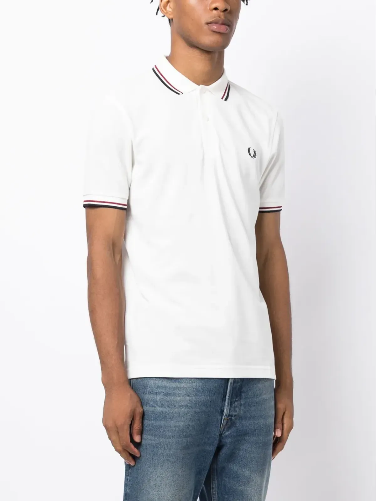 Fred Perry コントラストトリム コットン ポロシャツ - 画像3