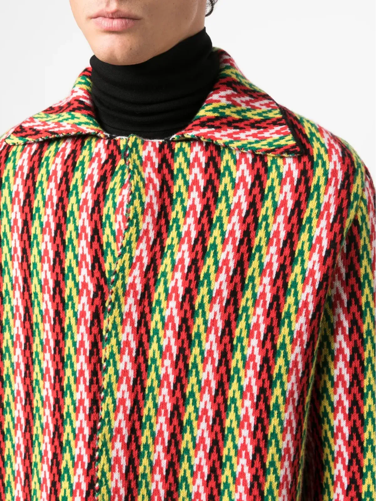 Lanvin カーブ メリノウール カーディガン - グリーン - 画像5