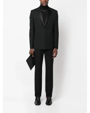 Givenchy シングルブレスト ウールブレザー ブラック - サムネイル2
