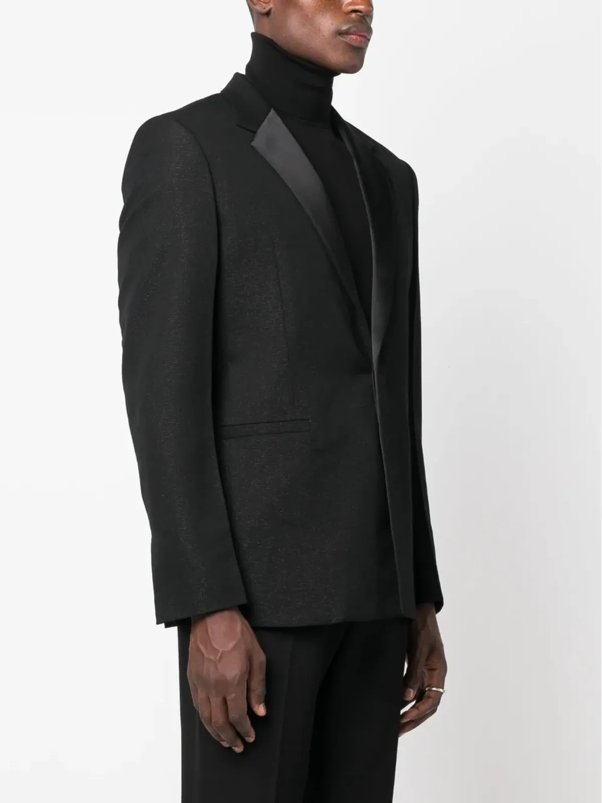 Givenchy シングルブレスト ウールブレザー ブラック - 画像3