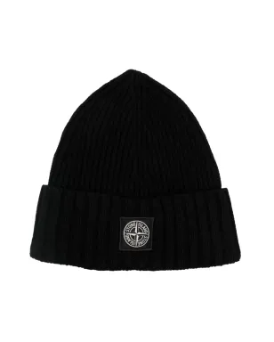 Stone Island Junior コンパスモチーフのニット帽 - サムネイル1