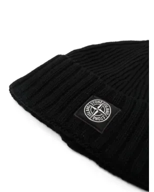 Stone Island Junior コンパスモチーフのニット帽 - サムネイル2