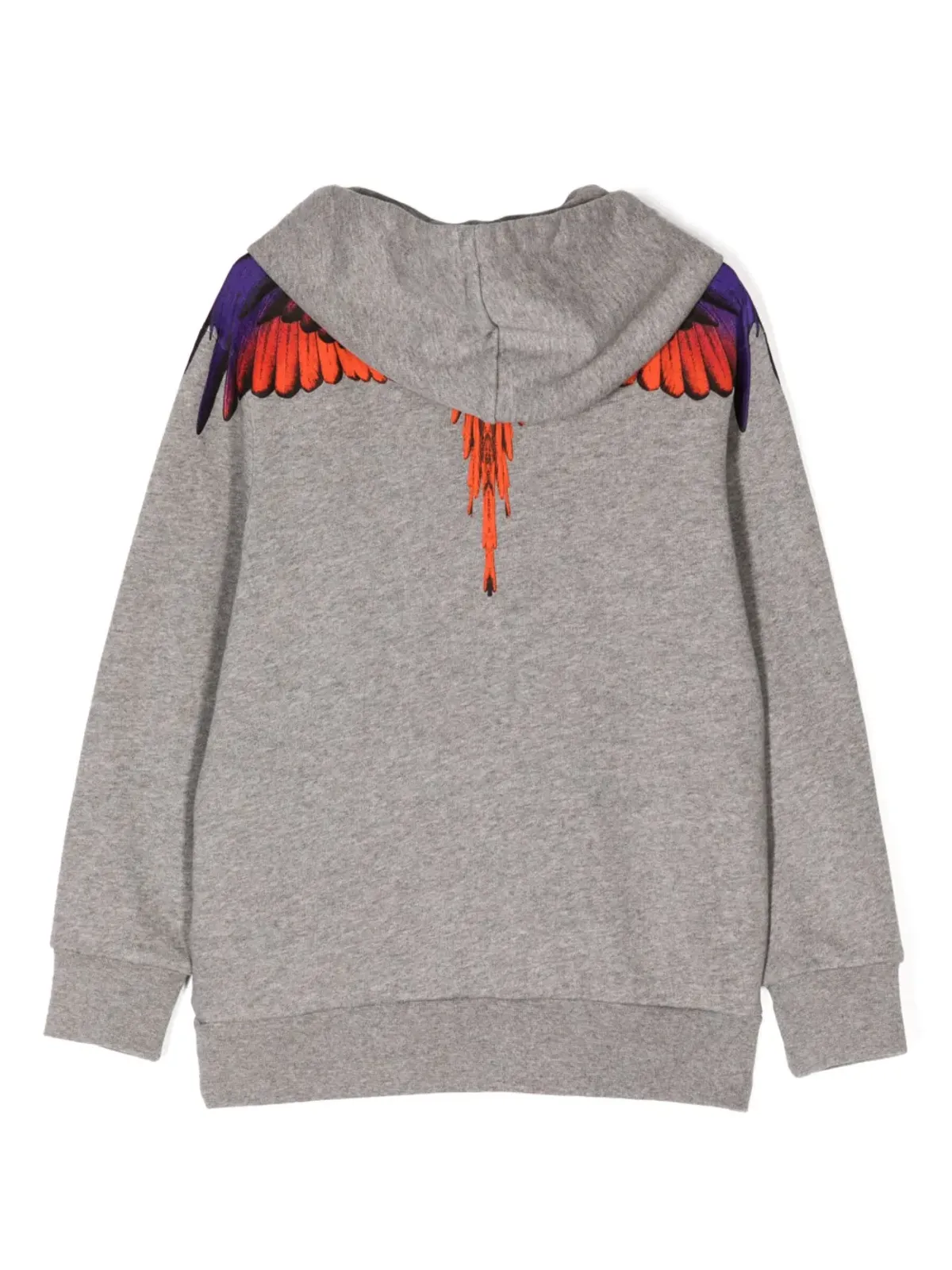 COUNTY OF MILAN KIDS Wings-print コットンブレンド フーディ（グレー） - 画像2