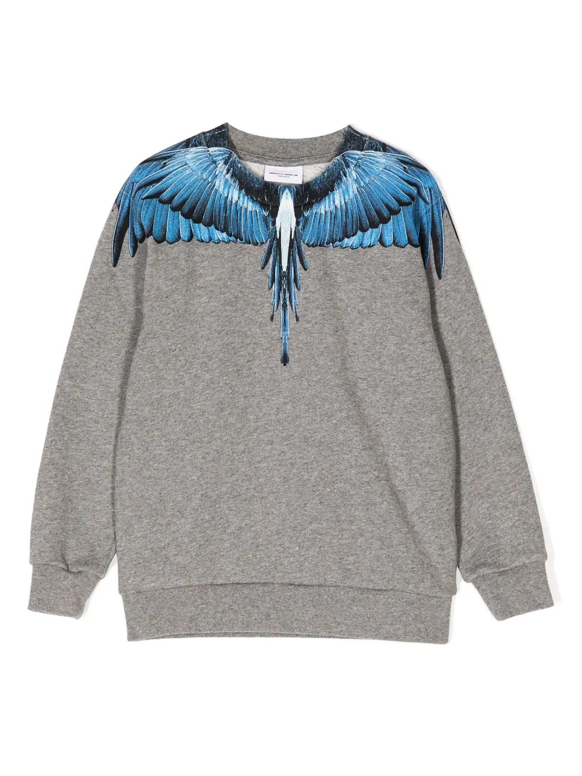 COUNTY OF MILAN KIDS Wingsプリント コットンブレンド スウェットシャツ - Grey - 画像1