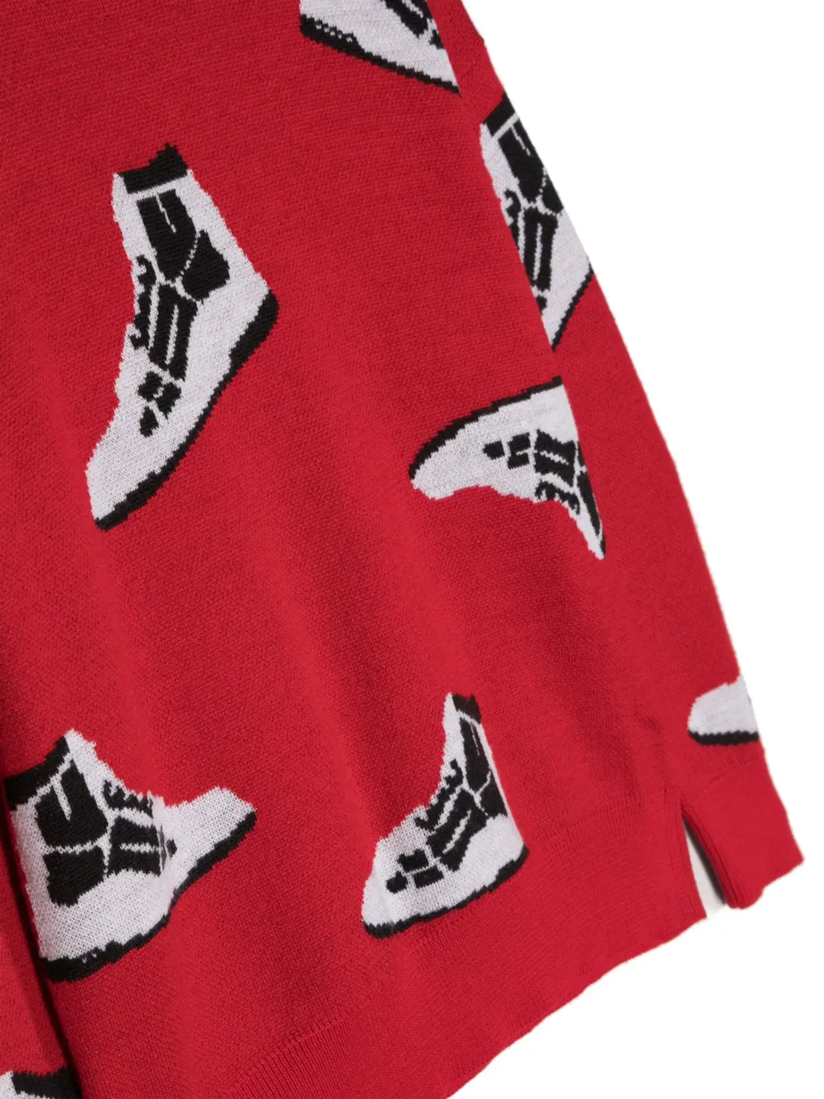 AMIRI KIDS パターン入りインターシャニットウールセーター - 画像3