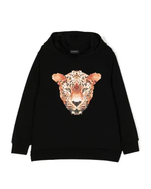 COUNTY OF MILAN KIDS 豹柄コットン混紡スウェットシャツ - サムネイル1