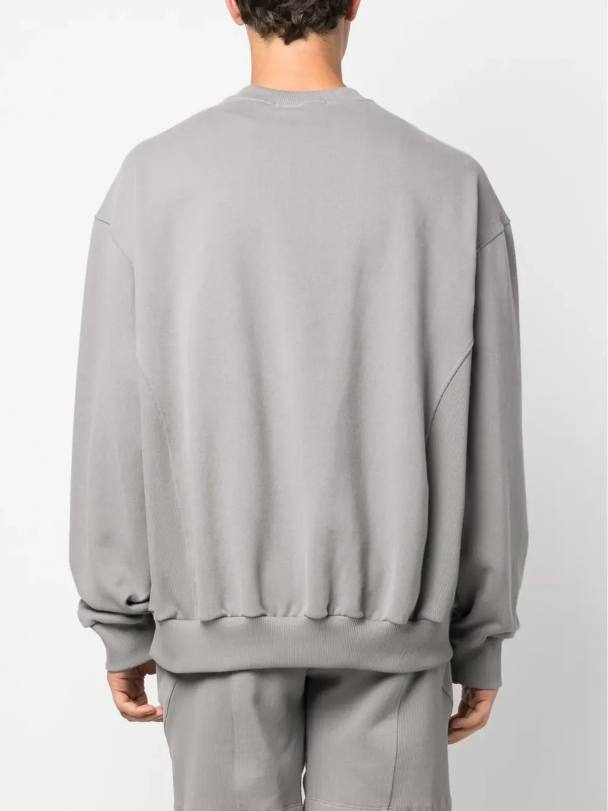 STYLAND クルーネック コットンフリース スウェットシャツ - 画像4