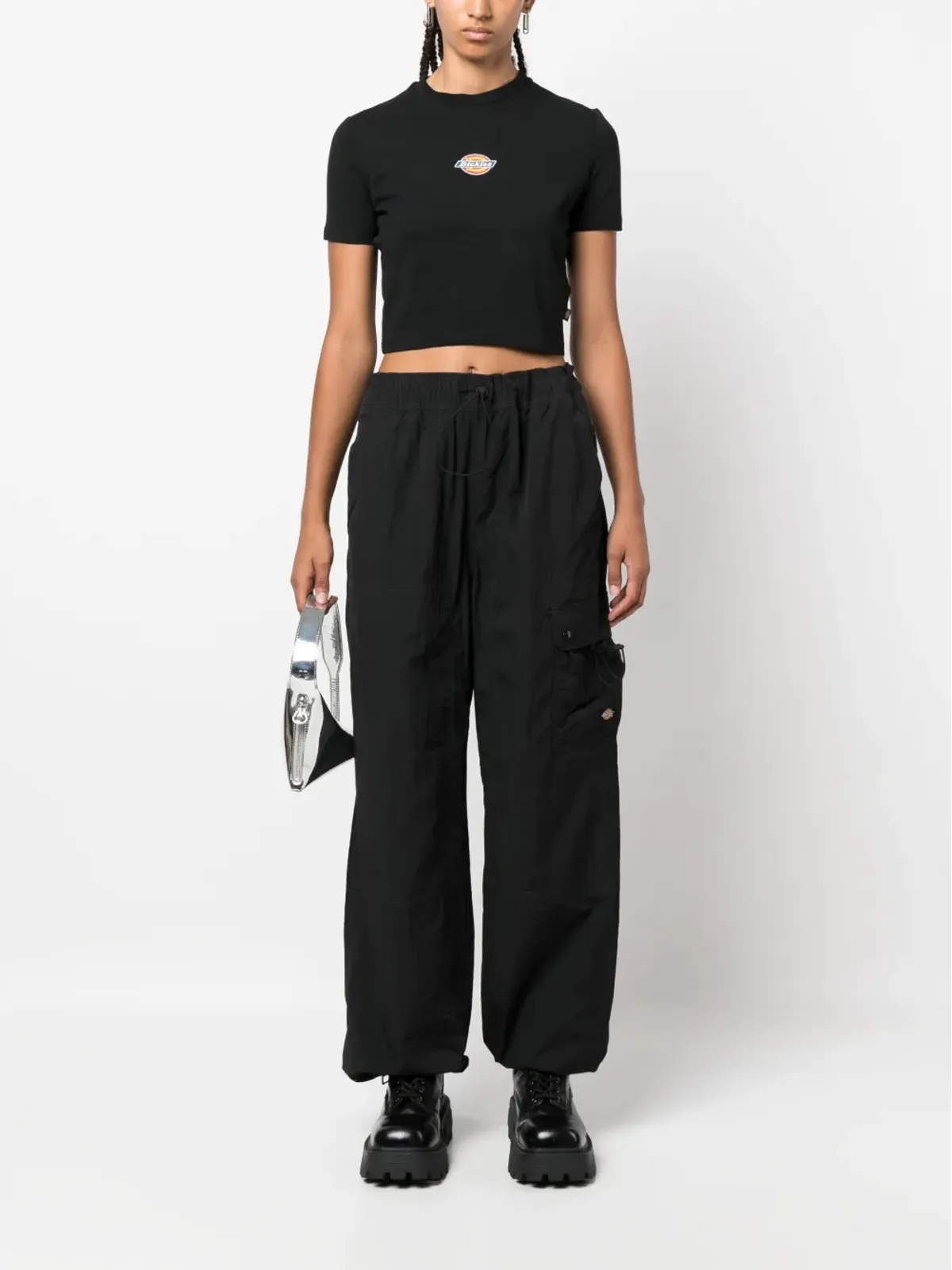 DICKIES ドローストリング・ワイドレッグパンツ - 画像2