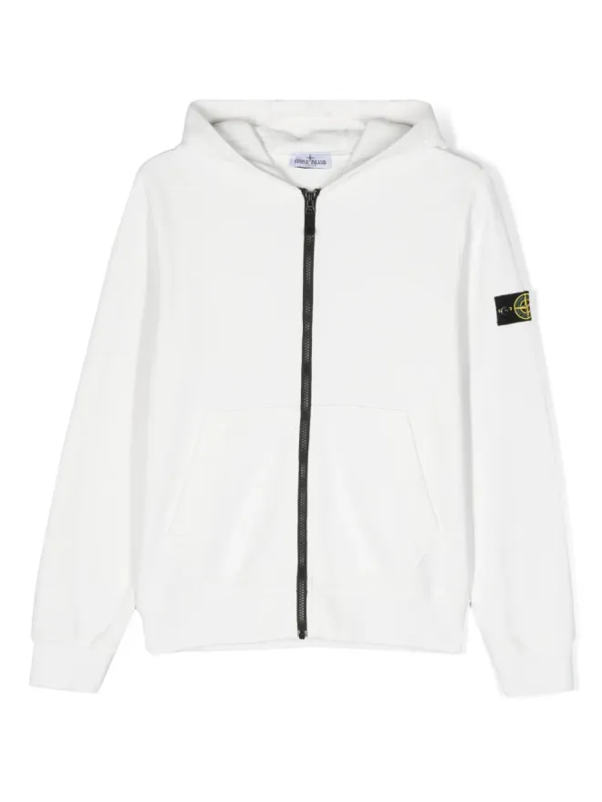 Stone Island Junior Stone Island Junior コンパスモチーフ フード付きジャケットの商品画像