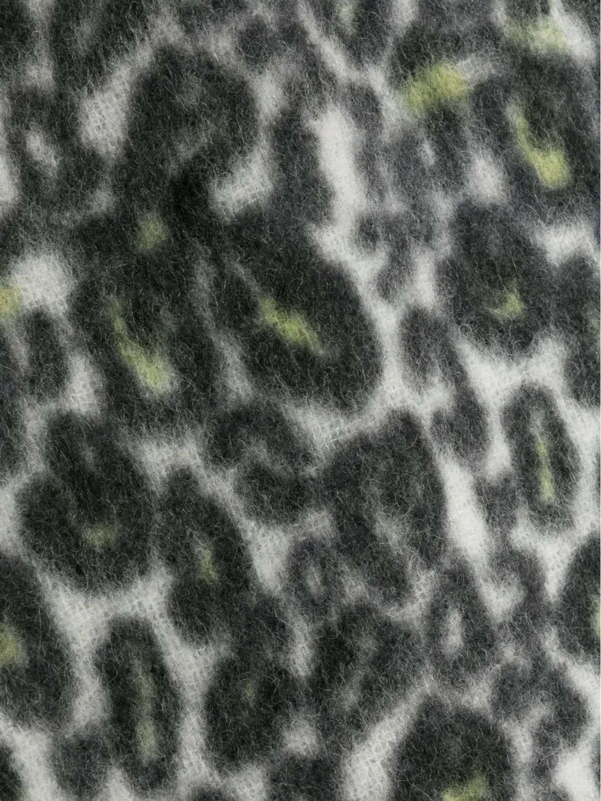 Faliero Sarti レオパード柄フリンジスカーフ - 画像2