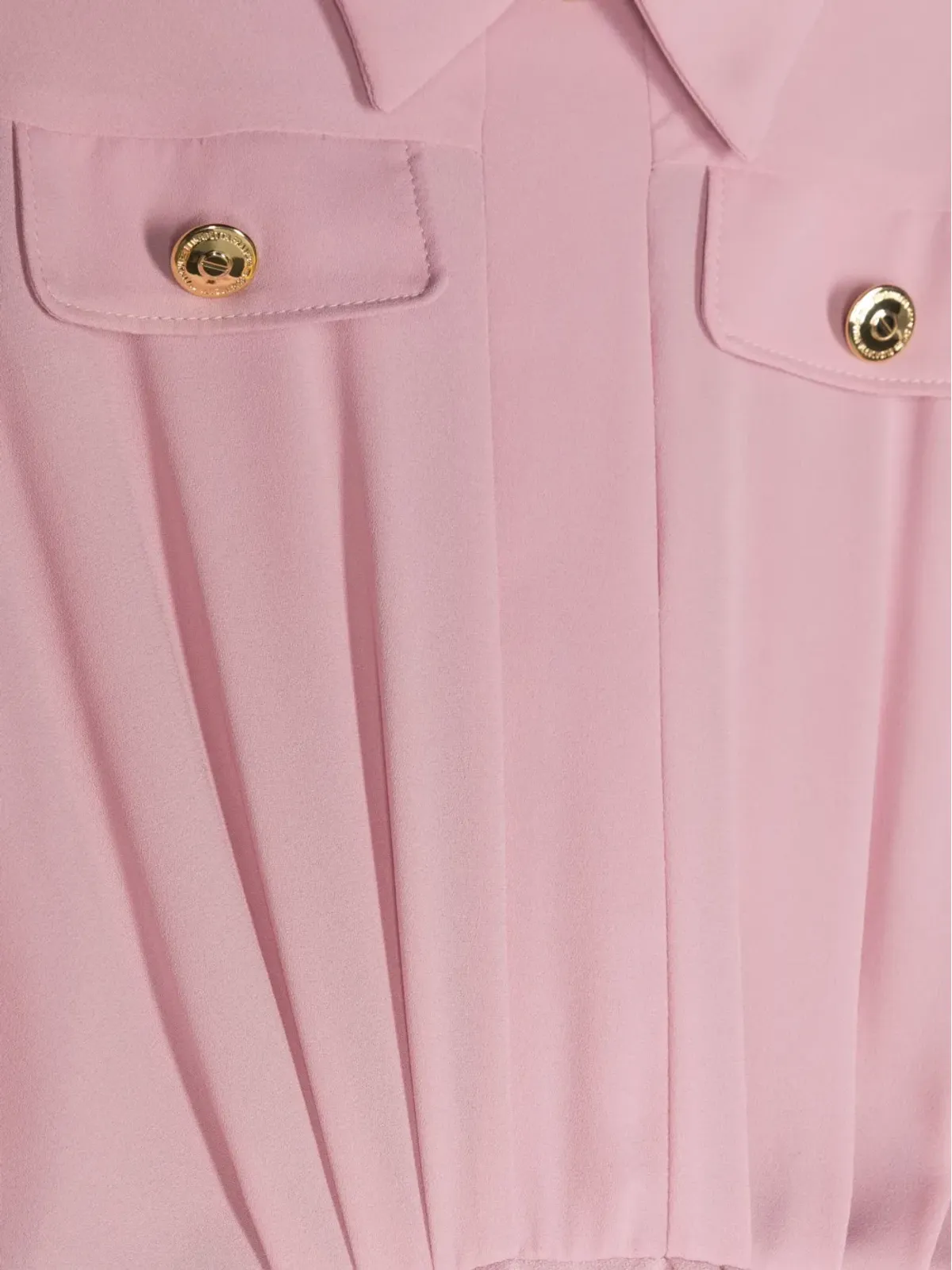 Elisabetta Franchi La Mia Bambina プリーツディテールの長袖ドレス - 画像3