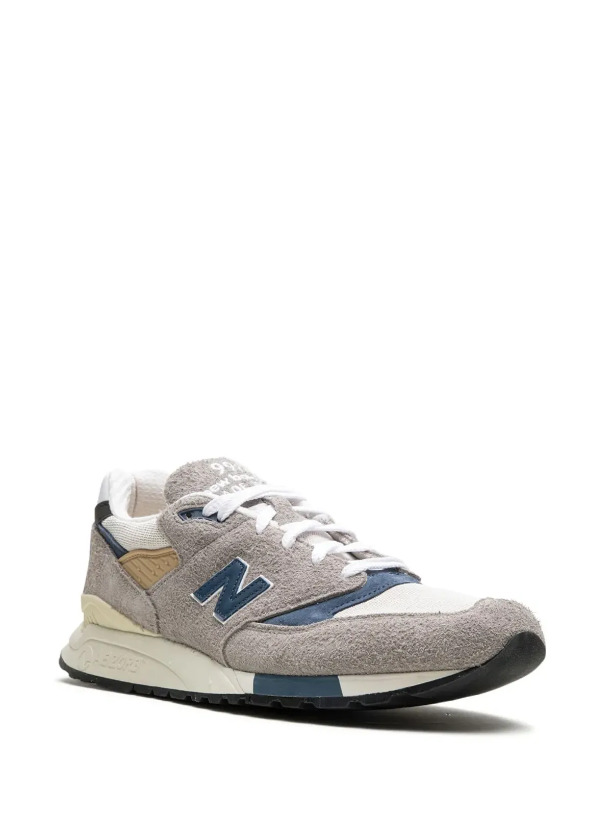 New Balance 998 Made in USA グレー/ネイビー スニーカー - 画像2