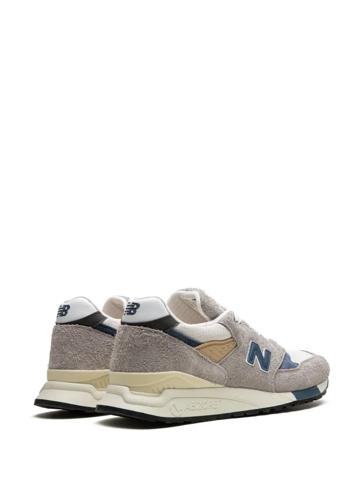 New Balance 998 Made in USA グレー/ネイビー スニーカー - 画像3