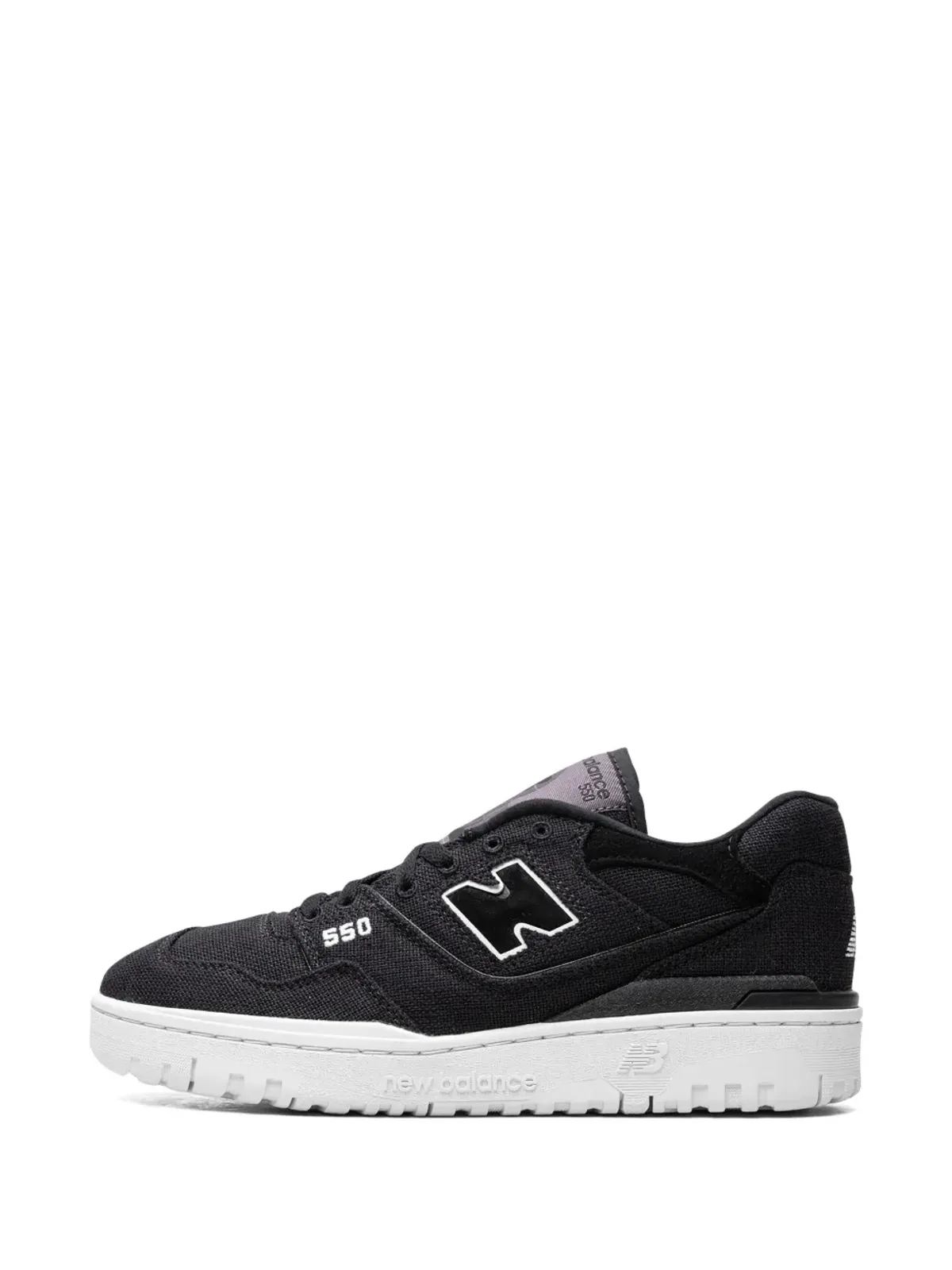New Balance 550 スエード ローカットスニーカー - ブラック - 画像4