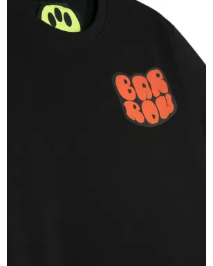 Barrow kids ロゴプリント クルーネック Tシャツ - ブラック - サムネイル3