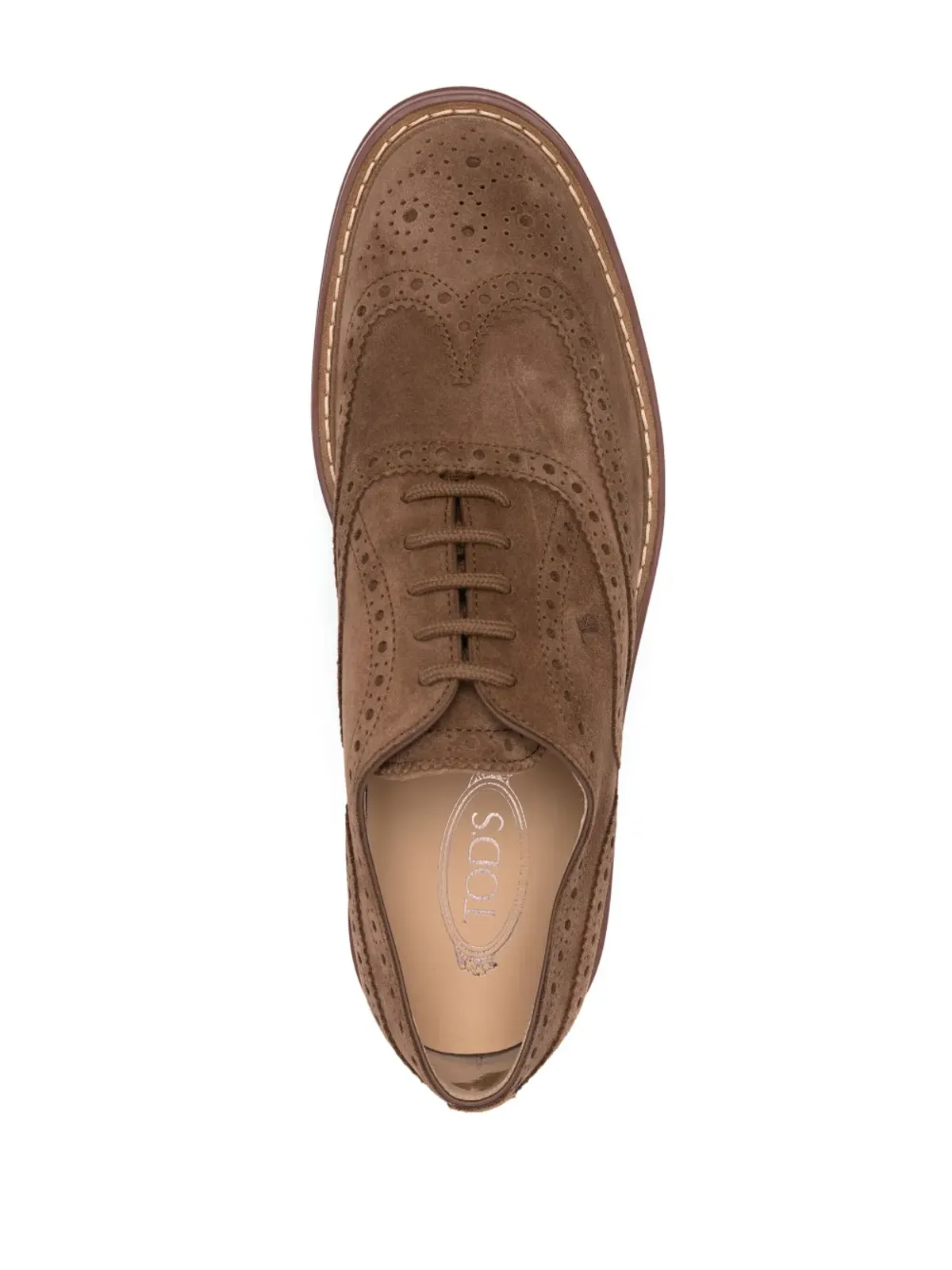 Tod's レースアップ スエード ブローグス - 画像4