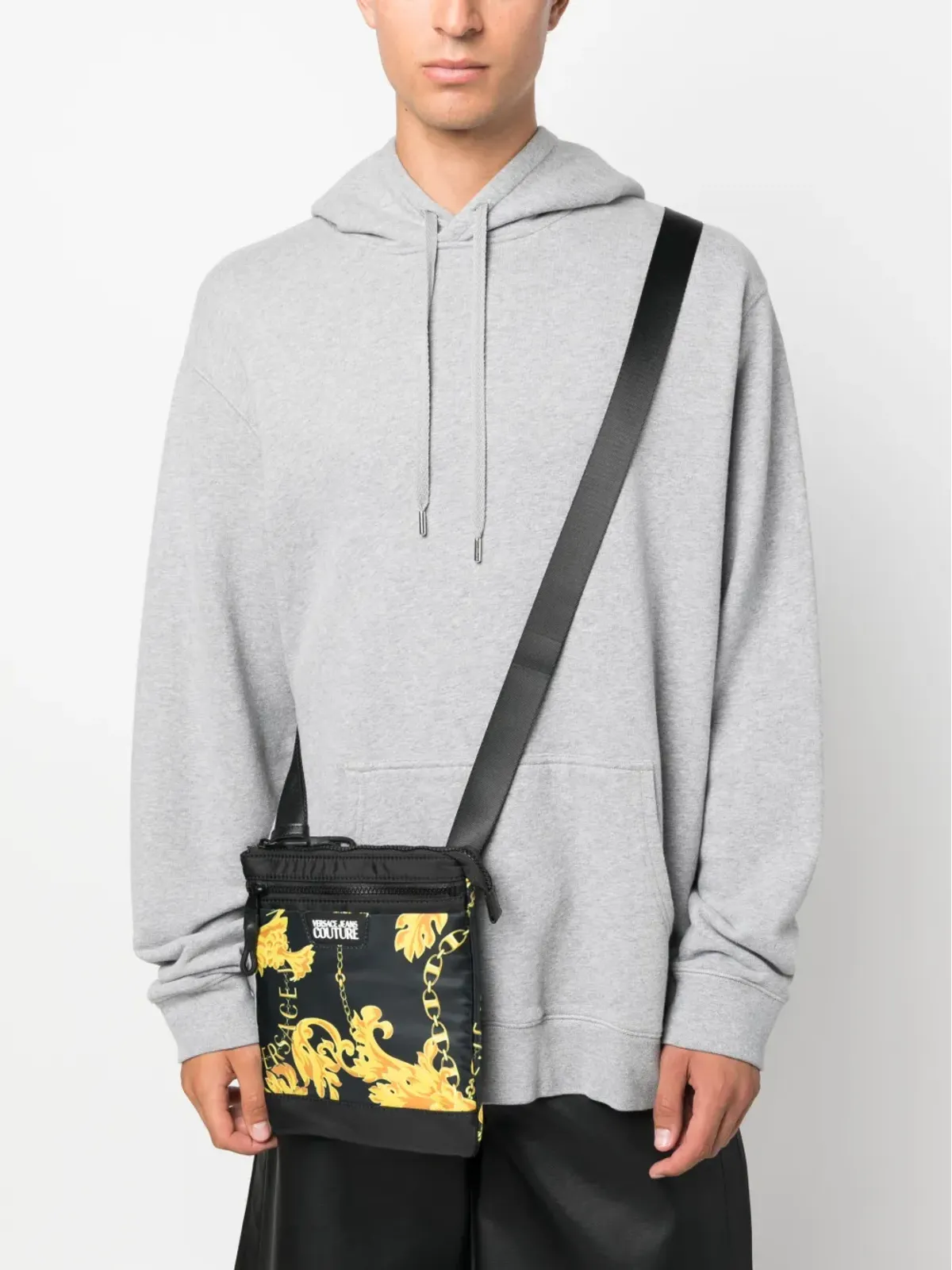 Versace Jeans Couture バロック柄プリント メッセンジャーバッグ - 画像2