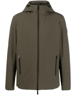 Woolrich ロゴパッチジップアップフードジャケット - サムネイル1