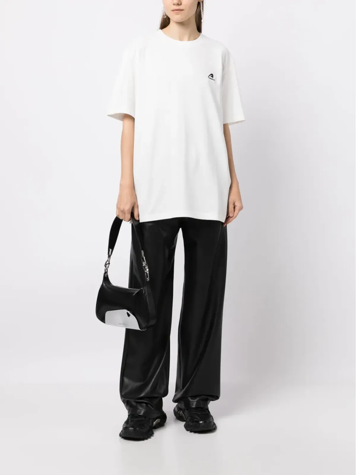 Ader Error 刺繍ロゴ コットン Tシャツ - 画像2