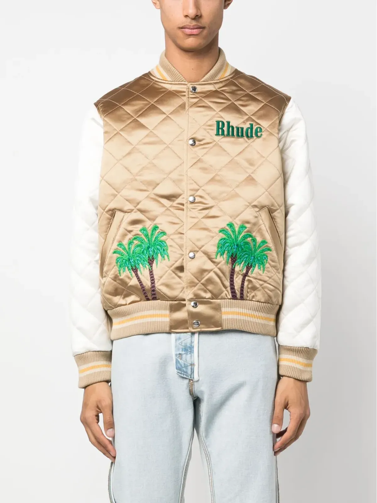 RHUDE サテンボンバージャケット - 画像3