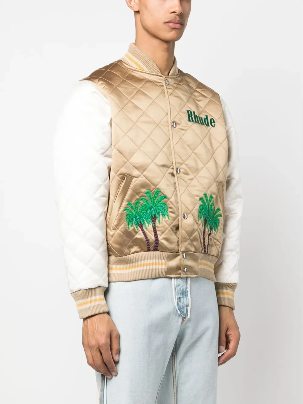 RHUDE サテンボンバージャケット - 画像4