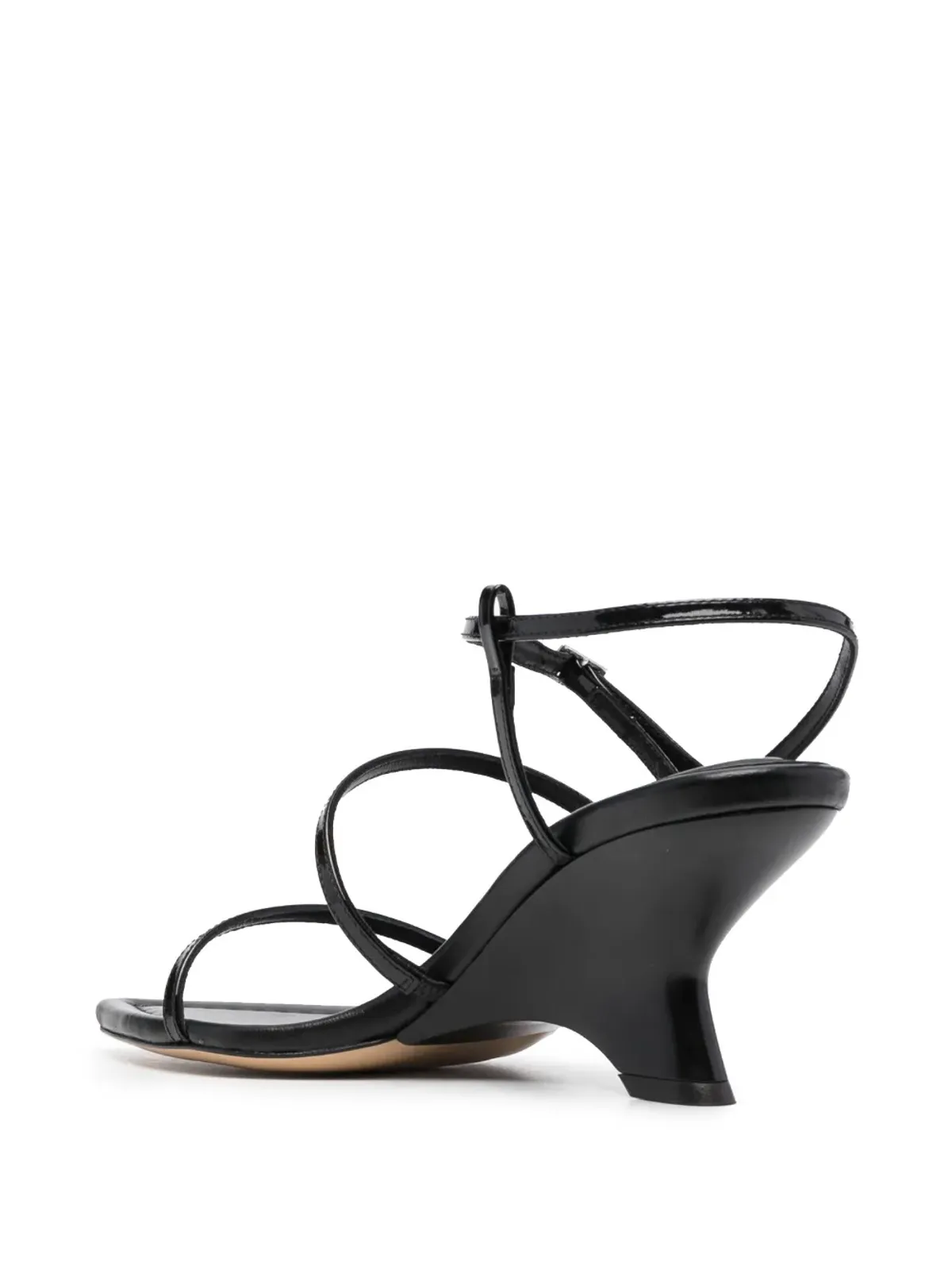 GIABORGHINI Gia26 70mm leather sandals - Black - 画像3