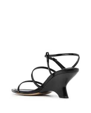 GIABORGHINI Gia26 70mm leather sandals - Black - サムネイル3