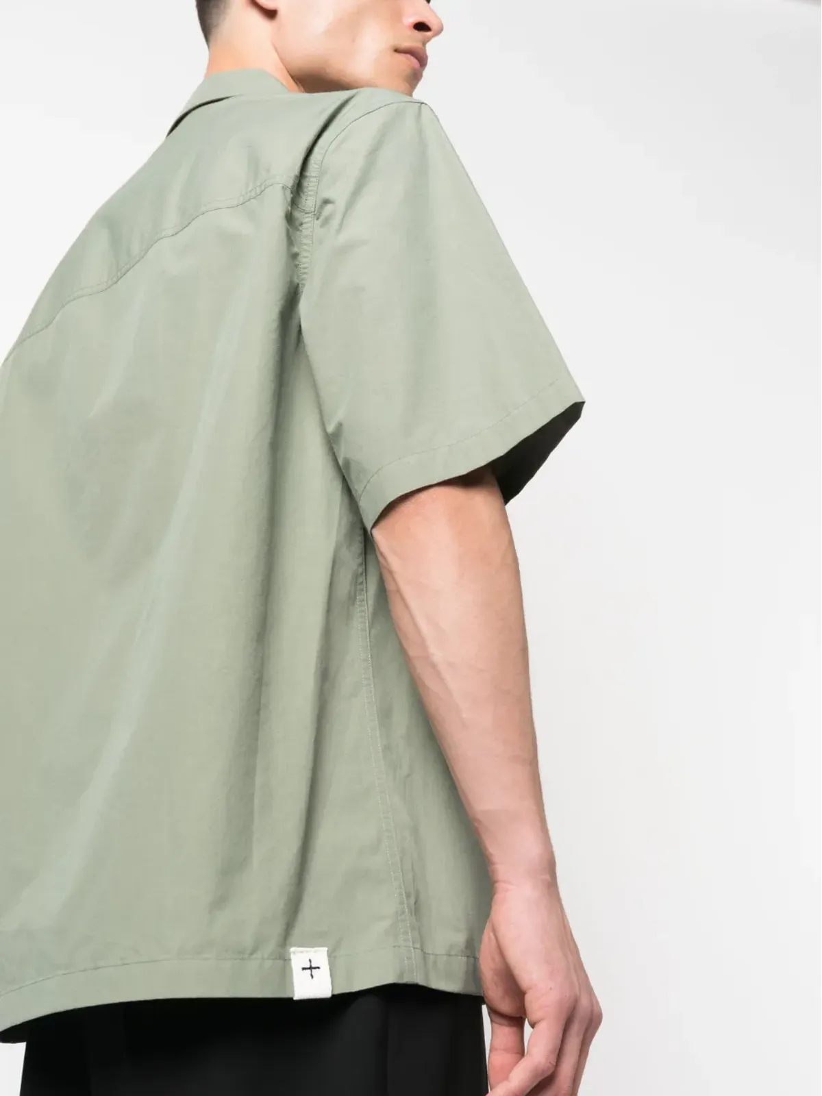 Jil Sander 半袖コットンシャツ - グリーン - 画像5