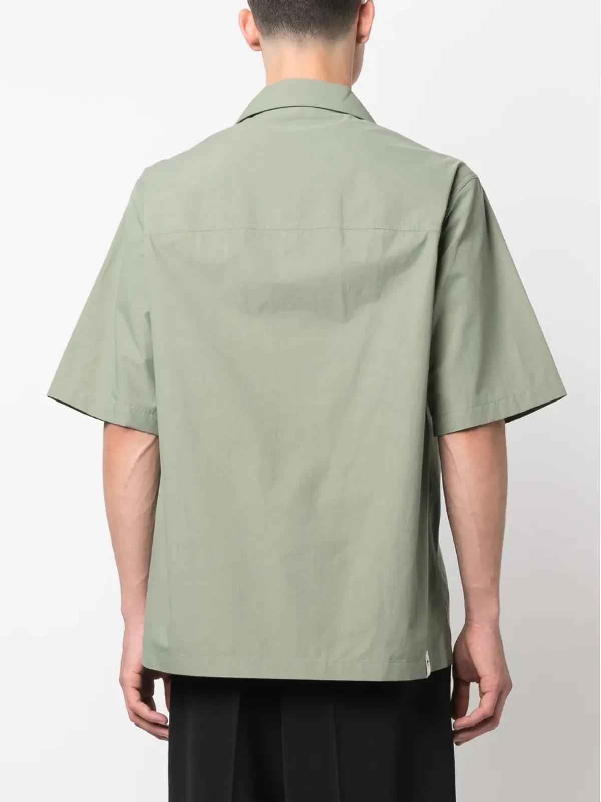 Jil Sander 半袖コットンシャツ - グリーン - 画像4