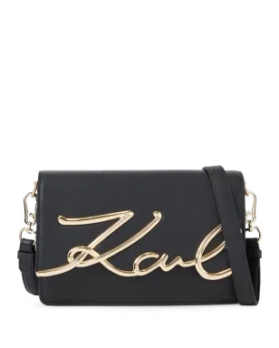 Karl Lagerfeld サインレザー ショルダーバッグ - サムネイル1