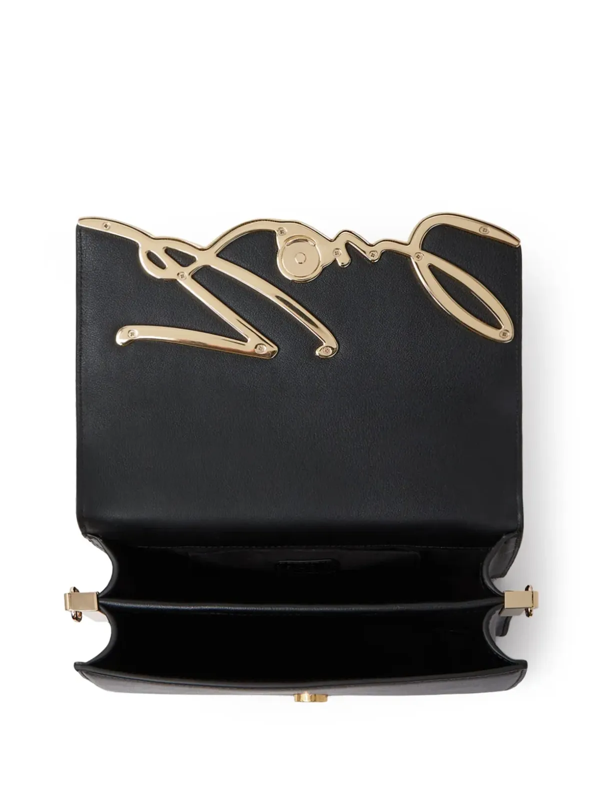 Karl Lagerfeld サインレザー ショルダーバッグ - 画像5
