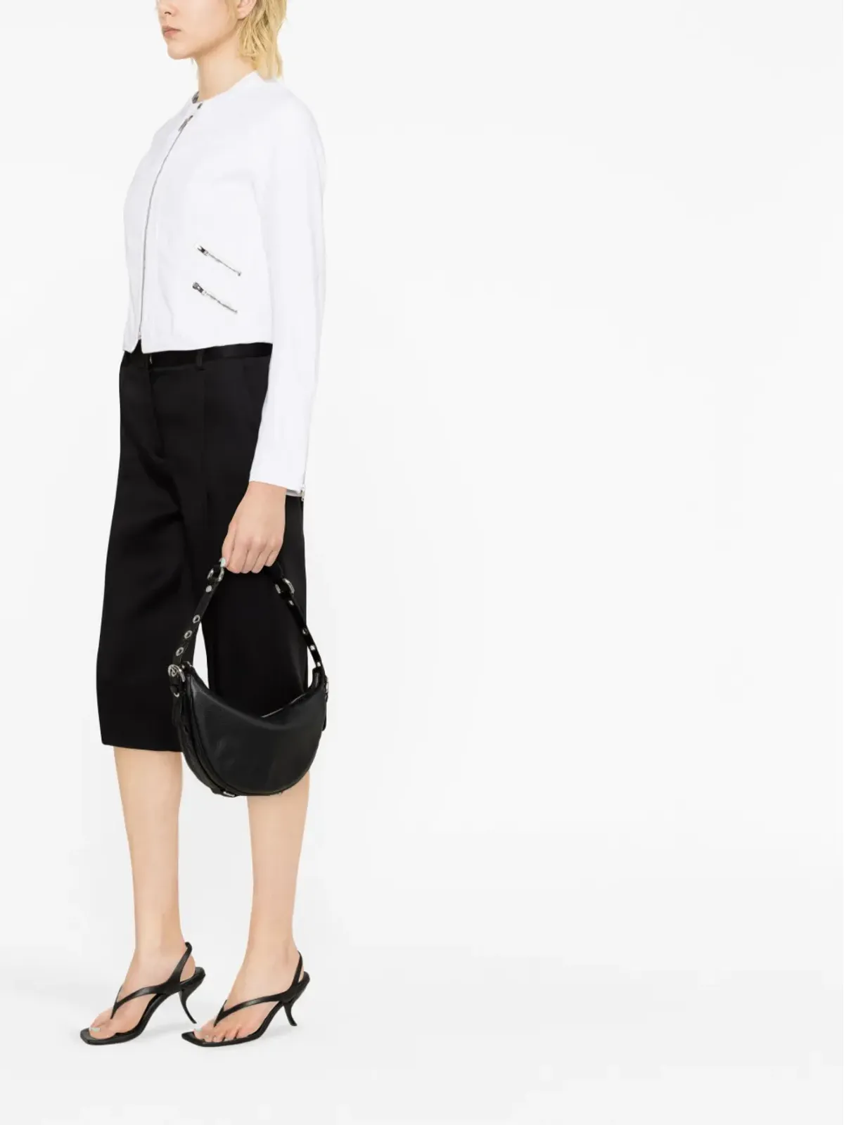 ISABEL MARANT Leys バンドカラー デニムジャケット - 画像4