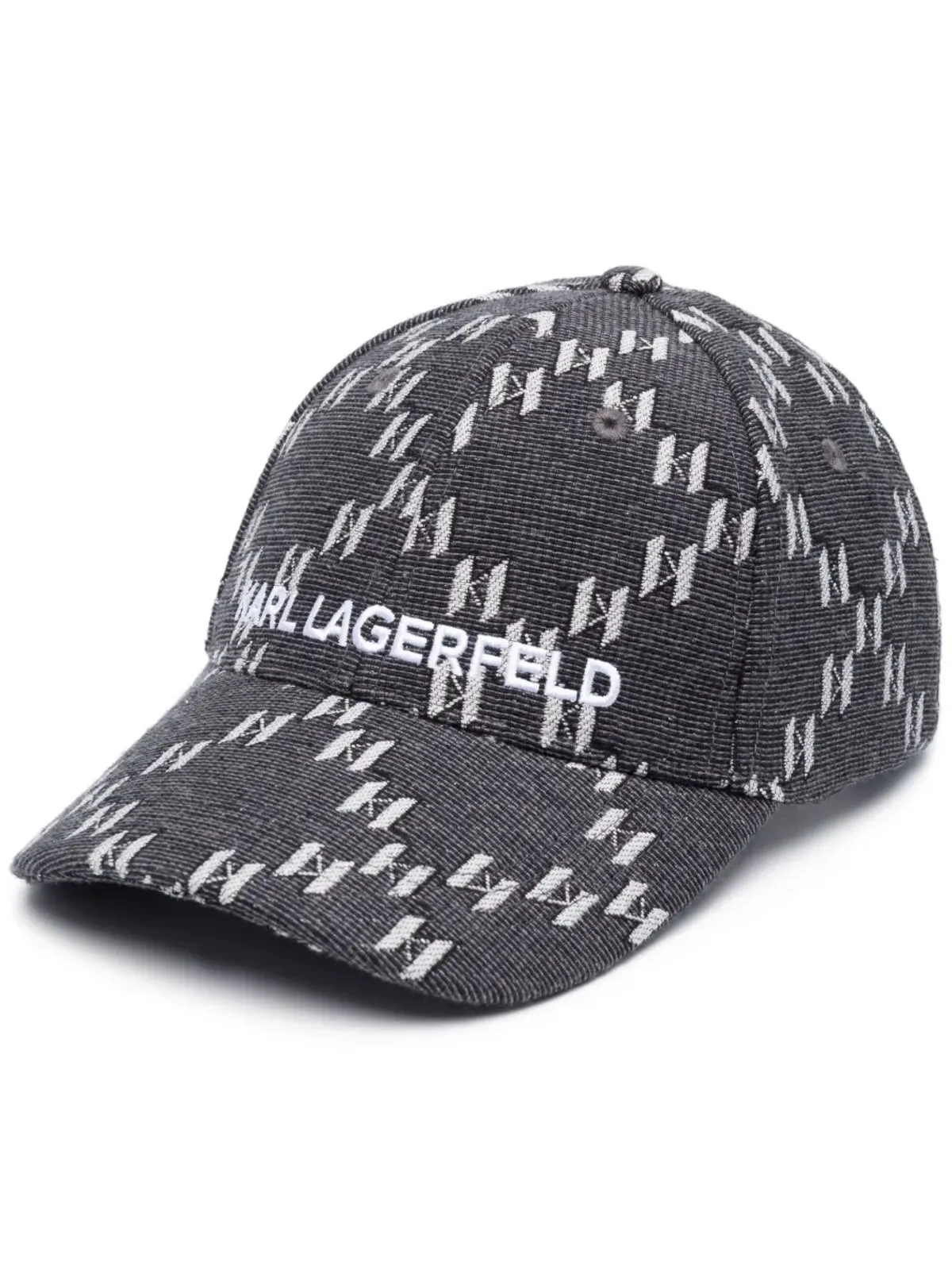 Karl Lagerfeld K/Monogram ジャカードキャップ - ブラック - 画像1
