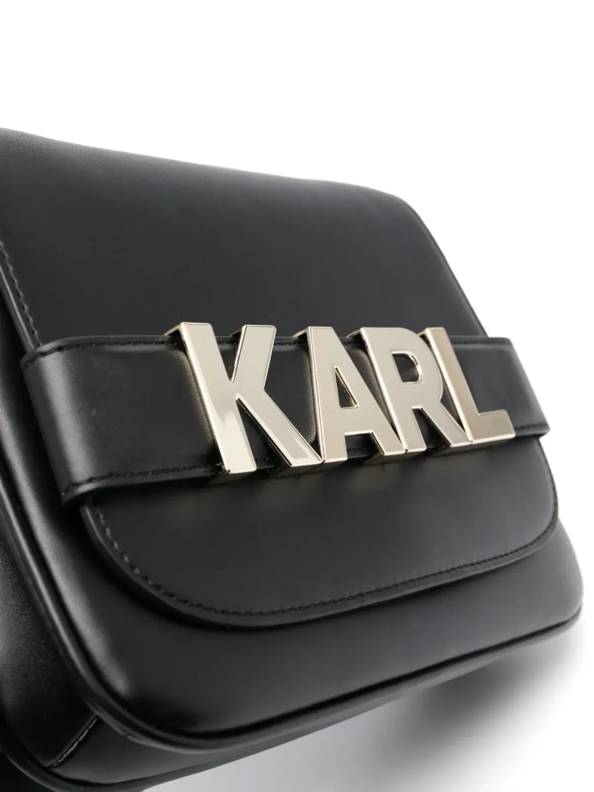 Karl Lagerfeld K/Letters ロゴプレート クロスボディバッグ - 画像4