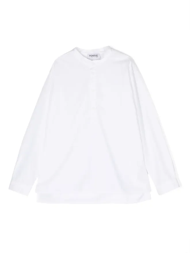 DONDUP KIDS DONDUP KIDS 長袖コットンシャツ ホワイトの商品画像