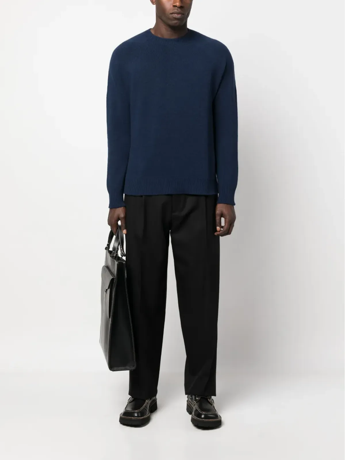 Jil Sander 細編み ヴァージンウール ジャンパー - 画像2