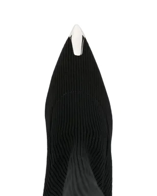 Alexander McQueen Slash 90mmリブ編みニットブーツ - サムネイル4