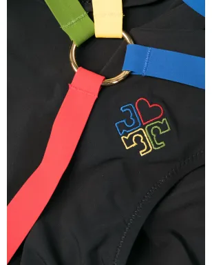 Tory Burch ロゴディテール カラーブロックのワンピース水着 - サムネイル3