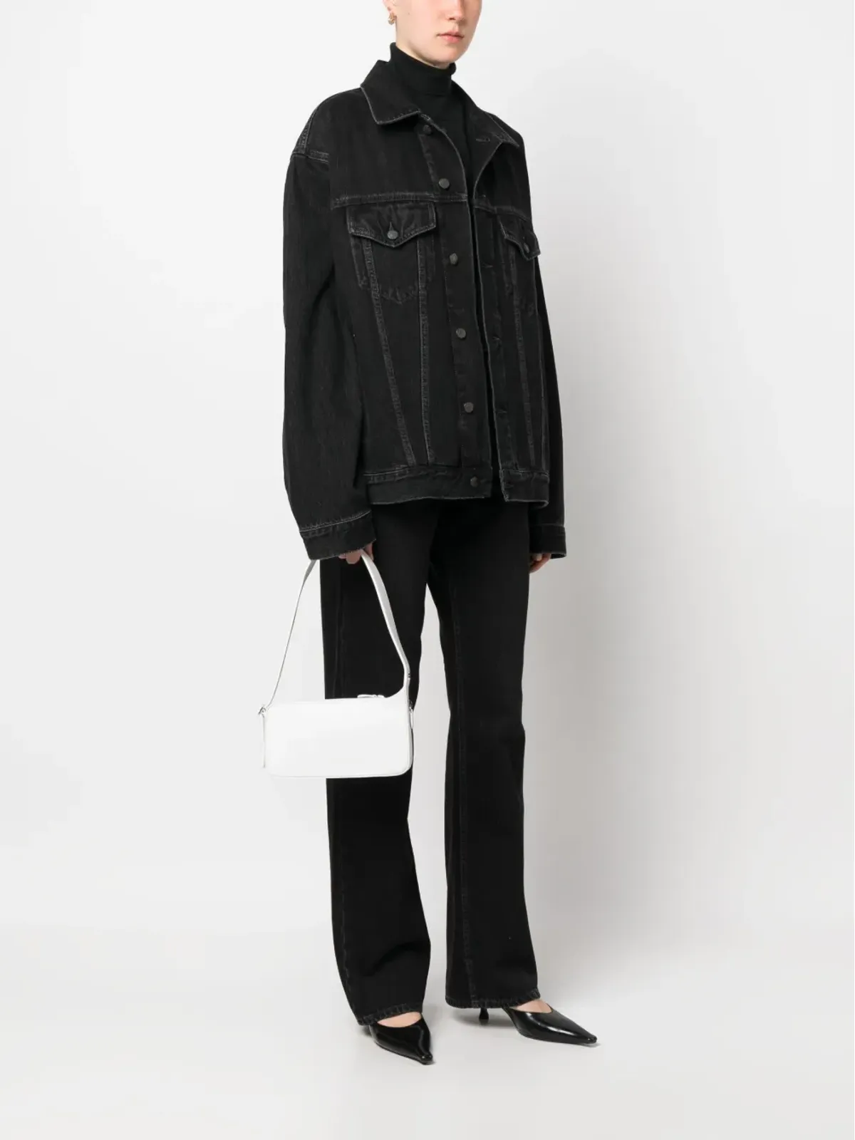 Courrèges ジップファスナー付きショルダーバッグ - 画像2